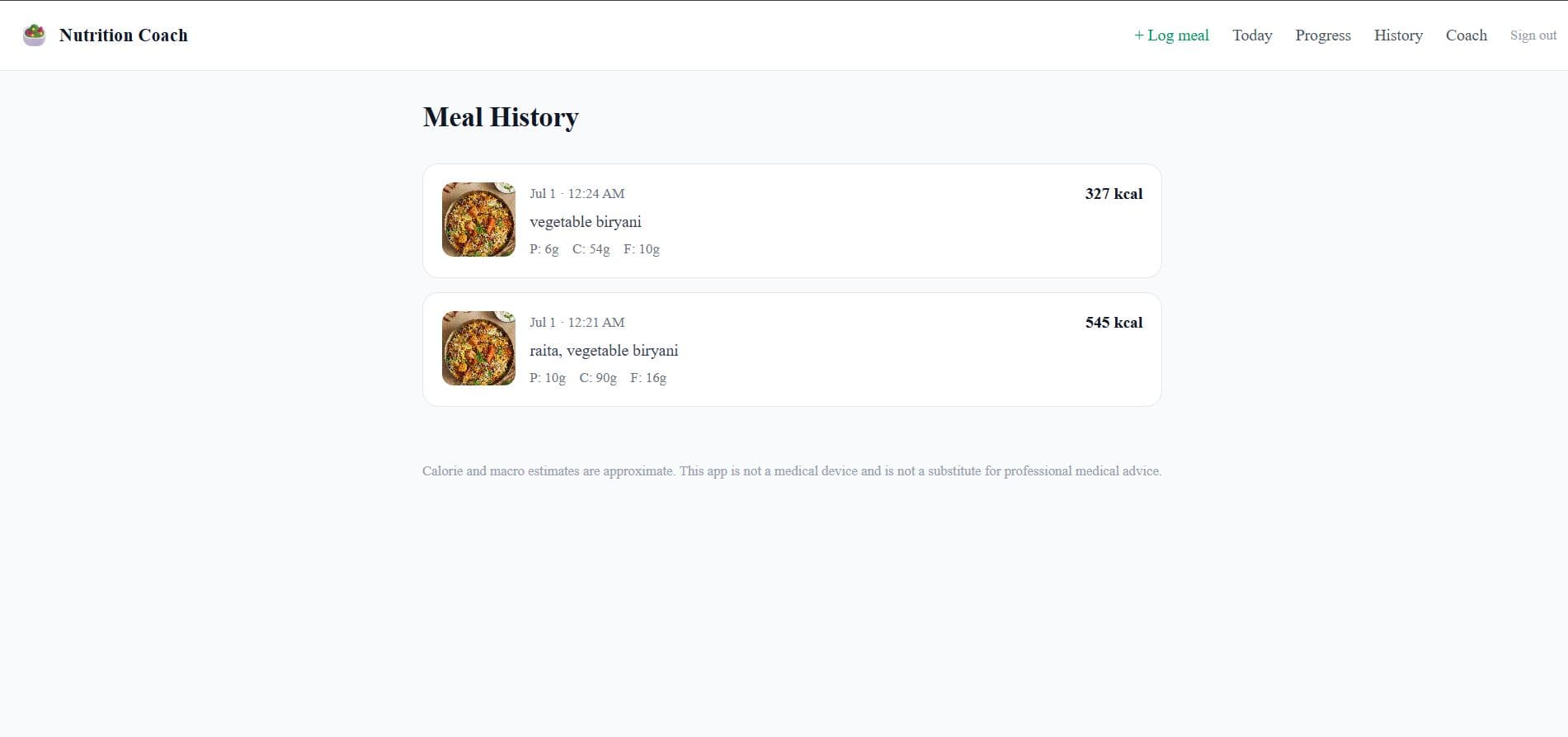 AI Nutrition Coach - Vision-Grounded Calorie Tracking detail 4